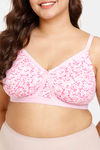 Rosaline Everyday Double Layered Non Wired Full Coverage Super Support Bra - Lucent White — thumbnail 4